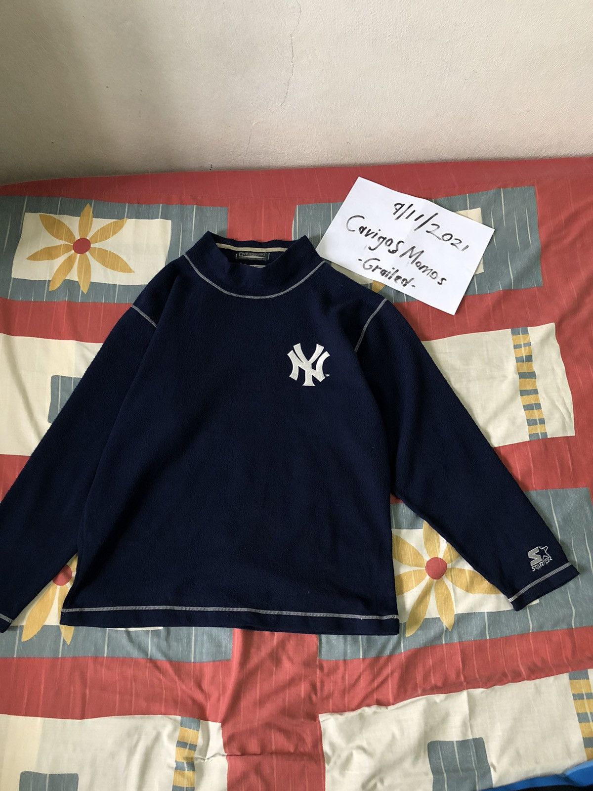 MLB Vintage New York Yankees MLB Longsleeve Turtle Neck Tee Size US L / EU 52-54 / 3 - 10 Thumbnail