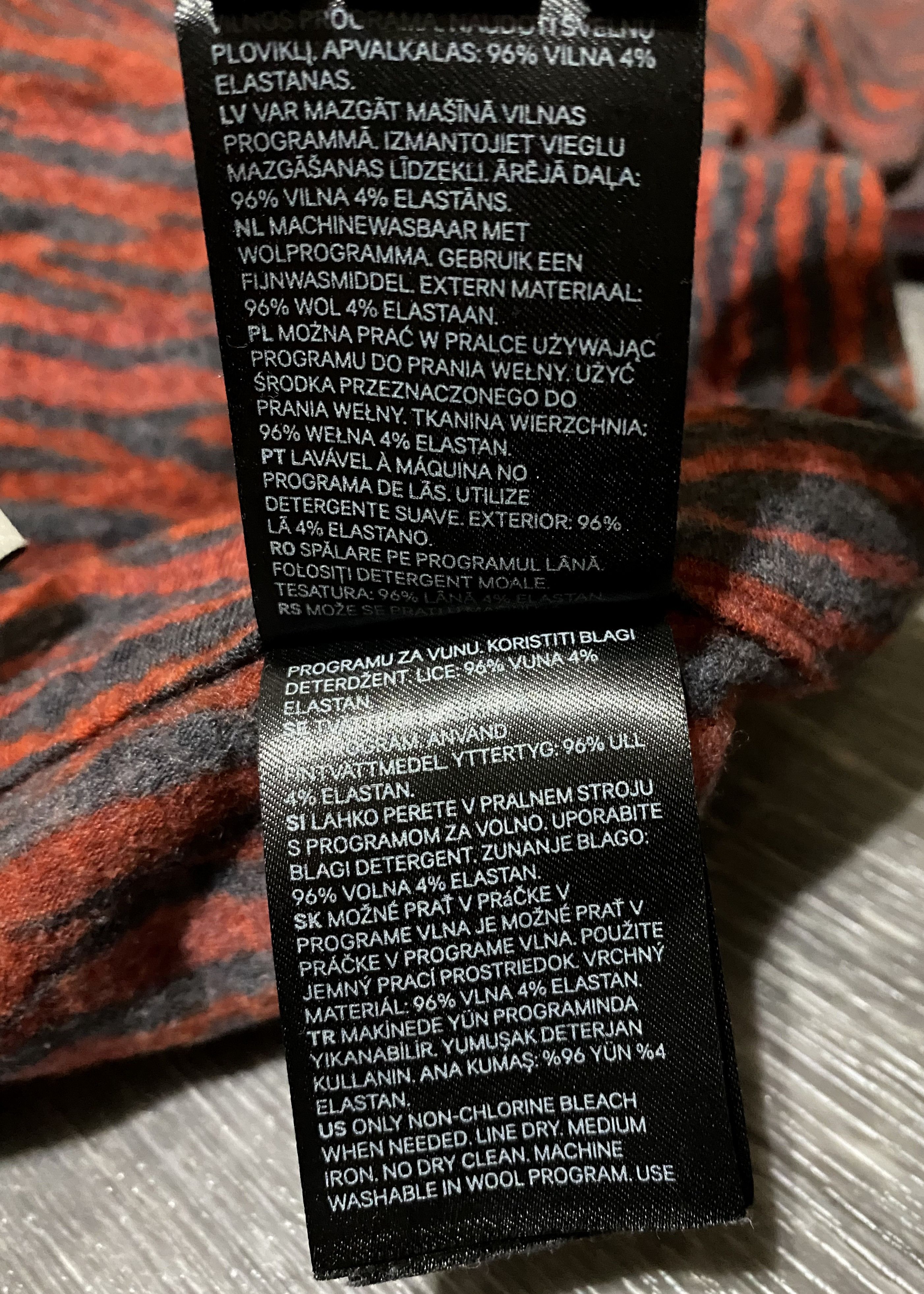 H&M × Kenzo Kenzo Paris Zebra Printed Wool Zip Leggings Pants Trousers Size US 27 - 13 Thumbnail