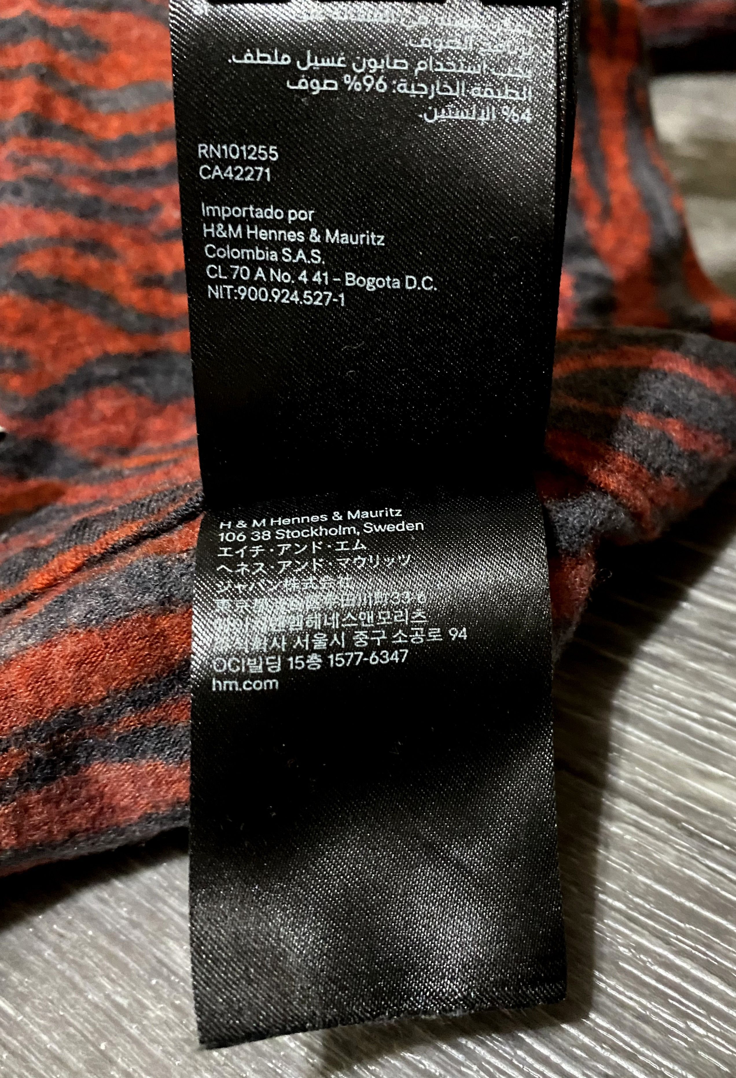 H&M × Kenzo Kenzo Paris Zebra Printed Wool Zip Leggings Pants Trousers Size US 27 - 15 Thumbnail