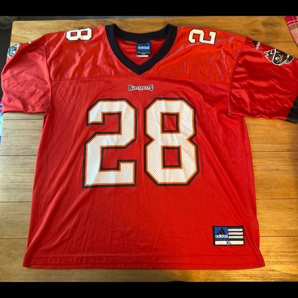 Adidas Vintage Adidas Tampa buccaneers warrick Dunn jersey | Grailed