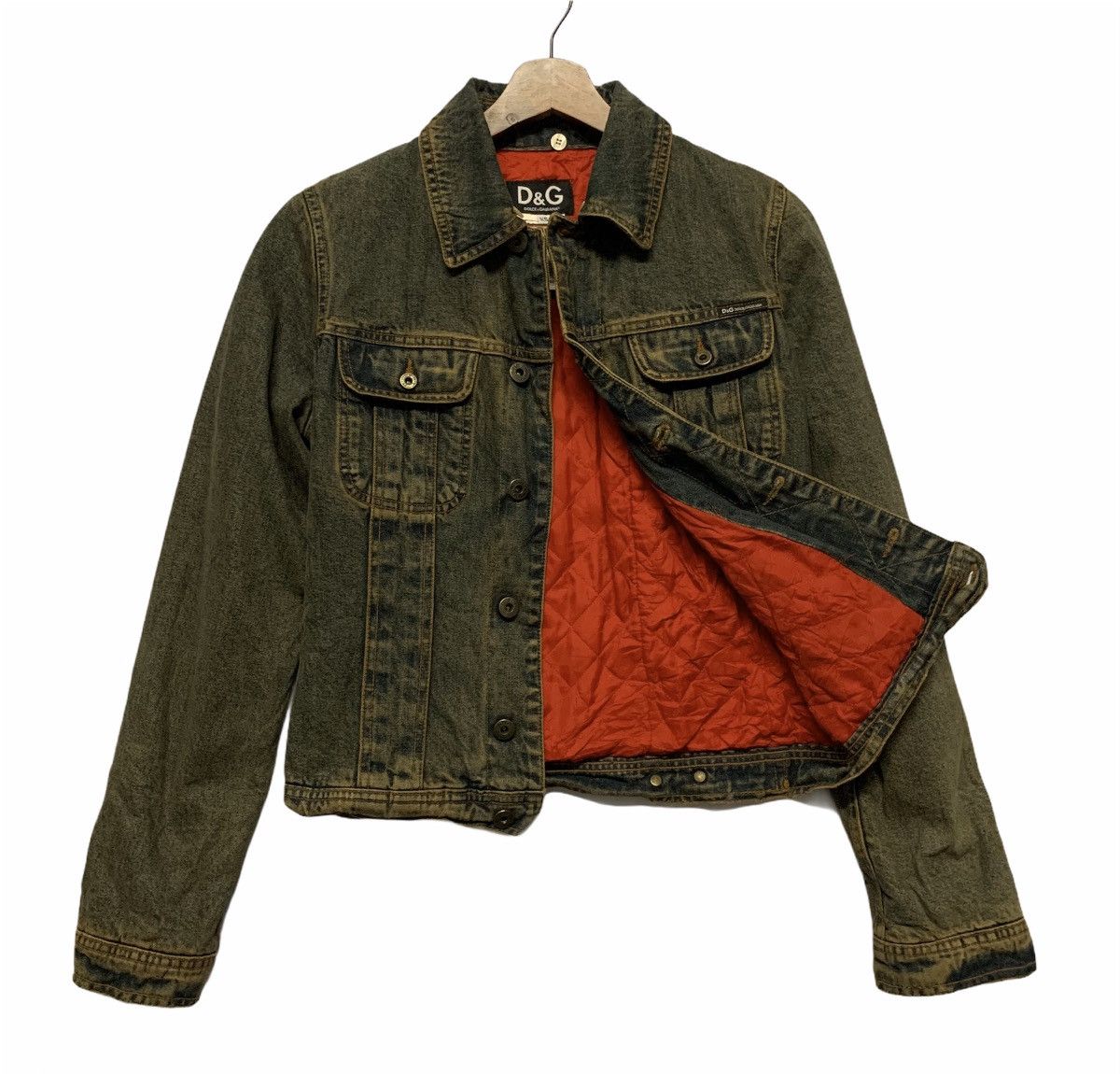 Dolce & Gabbana SICKSS 🔥 DOLCE & GABBANA Denim Jacket Made In Italy Size US XS / EU 42 / 0 - 1 Thumbnail