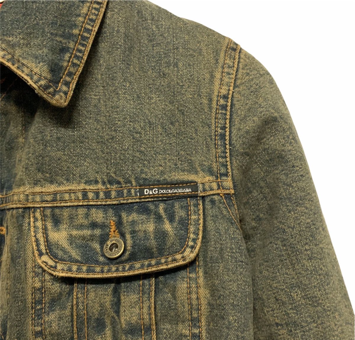 Dolce & Gabbana SICKSS 🔥 DOLCE & GABBANA Denim Jacket Made In Italy Size US XS / EU 42 / 0 - 3 Thumbnail