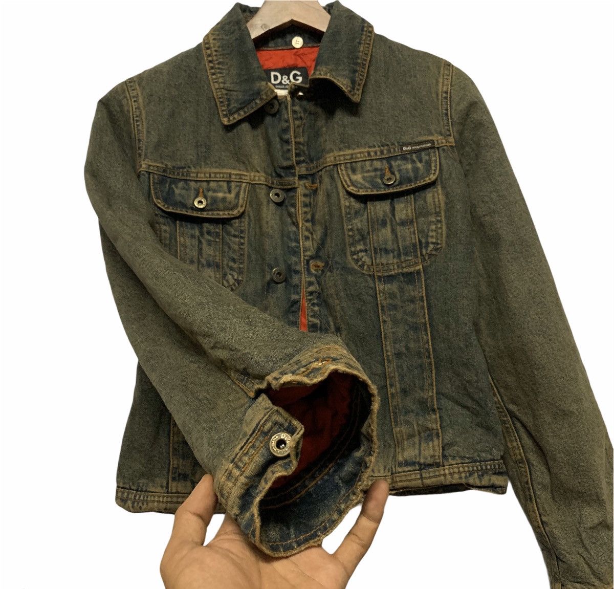 Dolce & Gabbana SICKSS 🔥 DOLCE & GABBANA Denim Jacket Made In Italy Size US XS / EU 42 / 0 - 4 Thumbnail