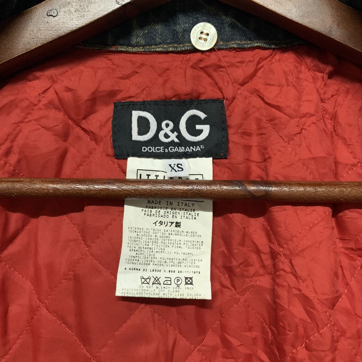Dolce & Gabbana SICKSS 🔥 DOLCE & GABBANA Denim Jacket Made In Italy Size US XS / EU 42 / 0 - 7 Thumbnail