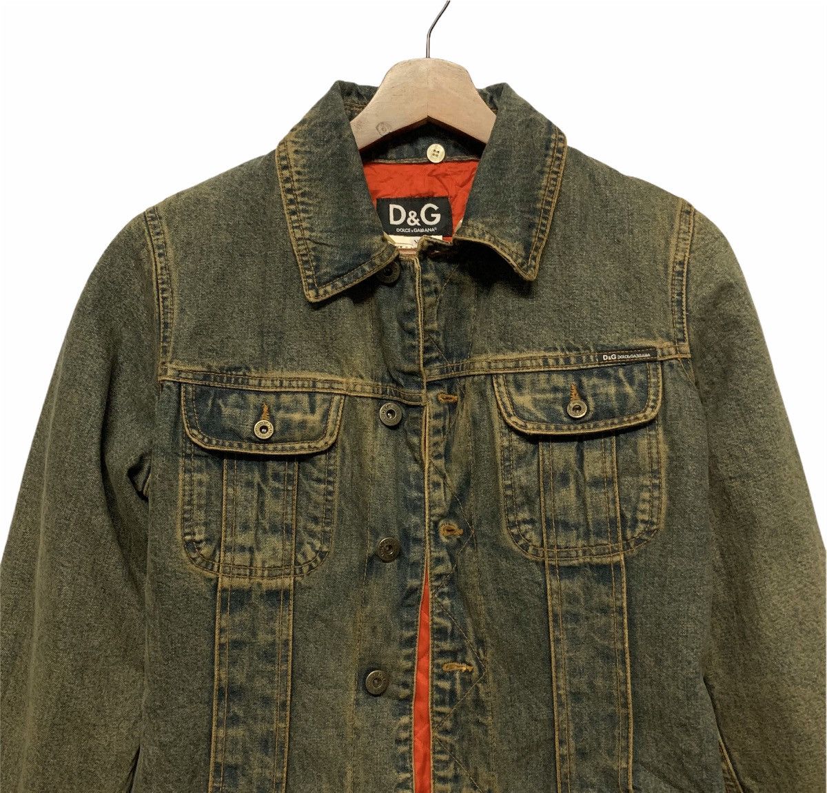 Dolce & Gabbana SICKSS 🔥 DOLCE & GABBANA Denim Jacket Made In Italy Size US XS / EU 42 / 0 - 2 Thumbnail