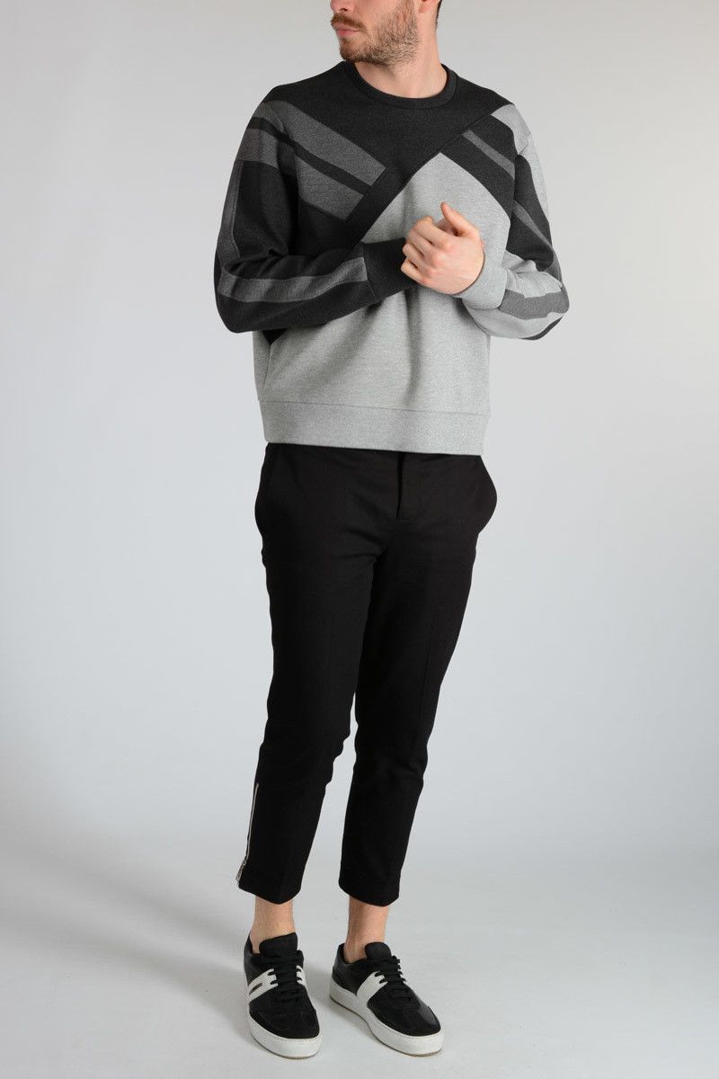 Neil Barrett Retro modernist neoprene sweatshirt Size US L / EU 52-54 / 3 - 3 Thumbnail