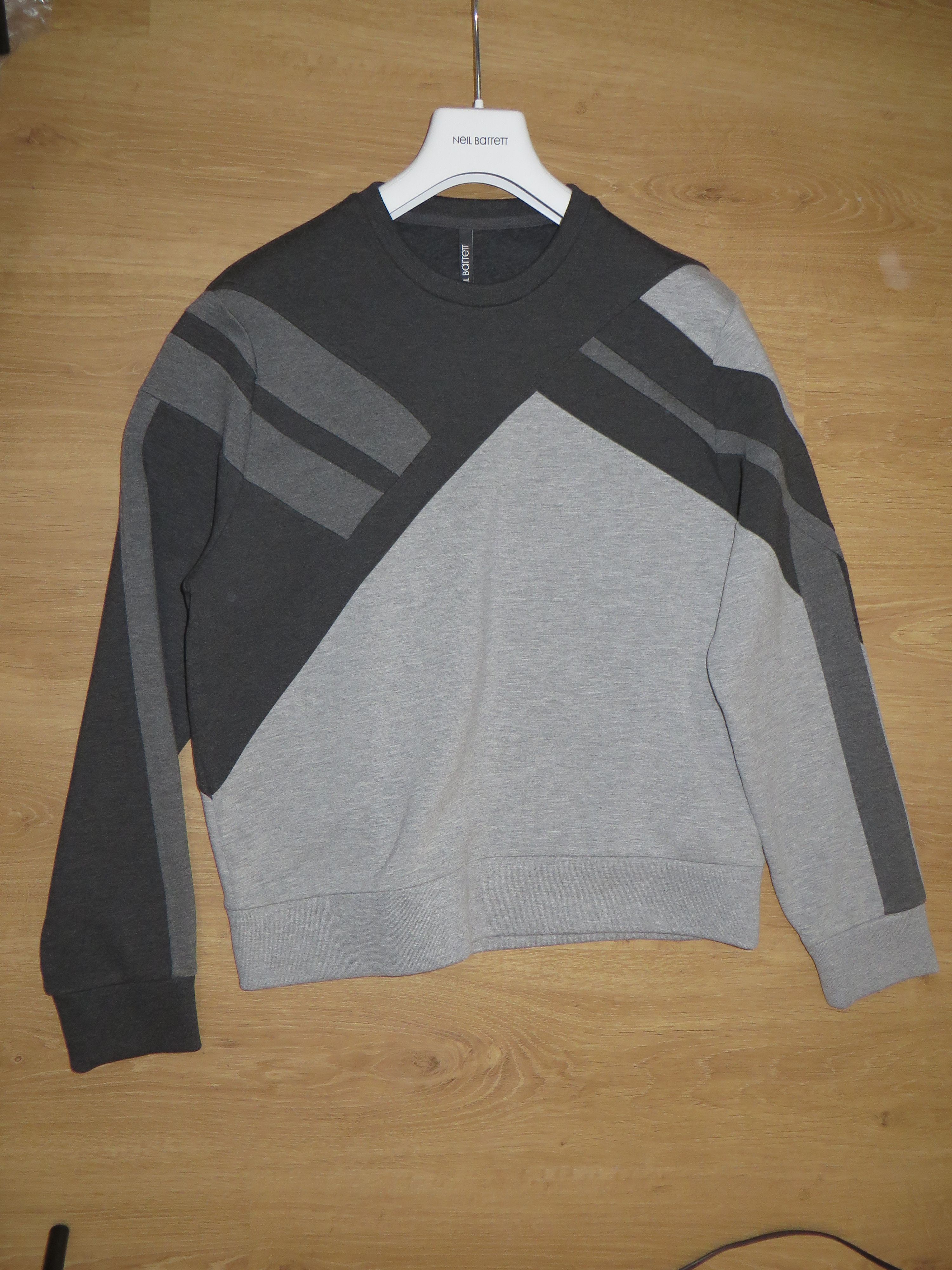 Neil Barrett Retro modernist neoprene sweatshirt Size US L / EU 52-54 / 3 - 4 Thumbnail