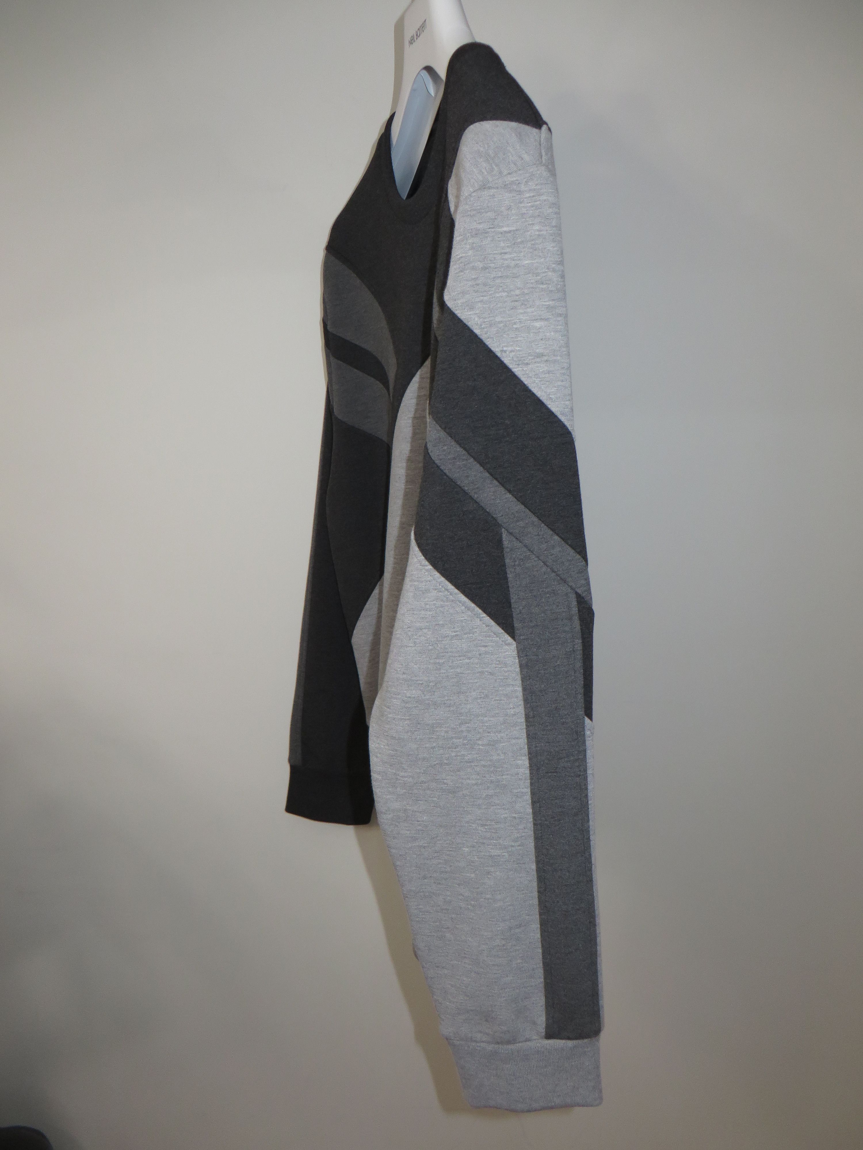 Neil Barrett Retro modernist neoprene sweatshirt Size US L / EU 52-54 / 3 - 9 Thumbnail