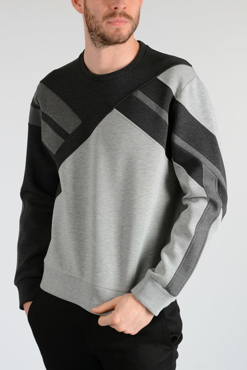 Neil Barrett Retro modernist neoprene sweatshirt Size US L / EU 52-54 / 3 - 2 Thumbnail