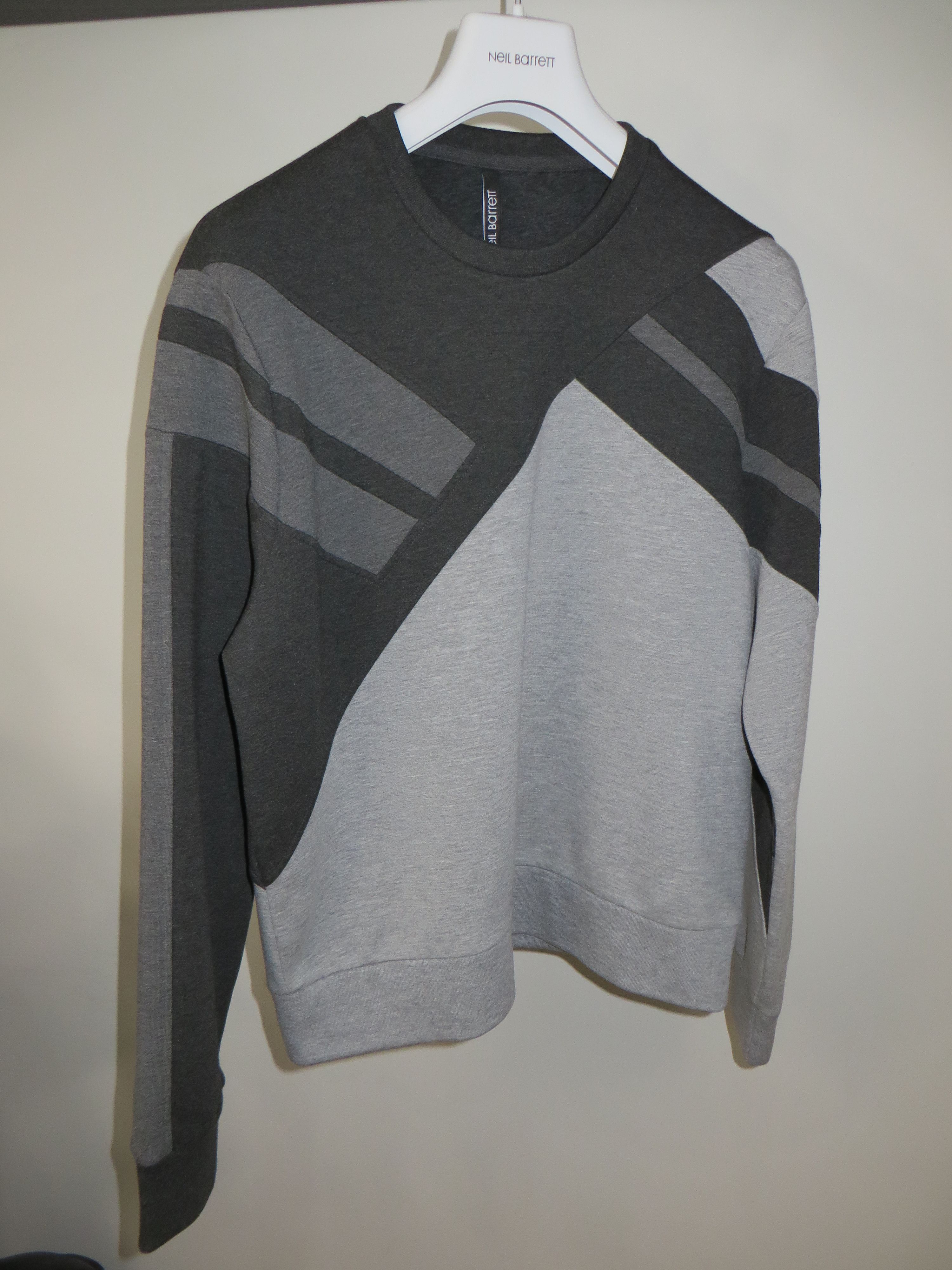 Neil Barrett Retro modernist neoprene sweatshirt Size US L / EU 52-54 / 3 - 1 Thumbnail