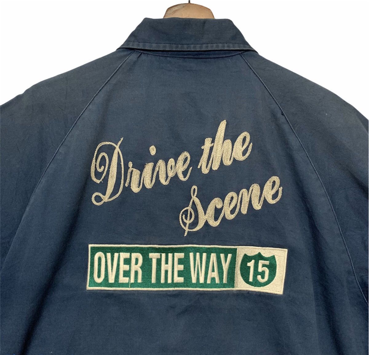 Vintage Vintage 80’s Embroidery Workwear Zip Ups Faded RARE Jacket Size US L / EU 52-54 / 3 - 8 Thumbnail