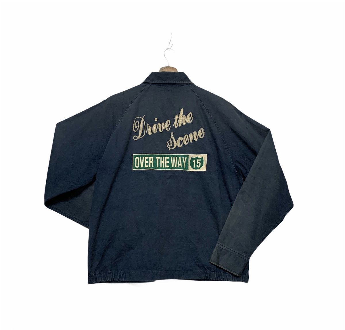 Vintage Vintage 80’s Embroidery Workwear Zip Ups Faded RARE Jacket Size US L / EU 52-54 / 3 - 7 Thumbnail