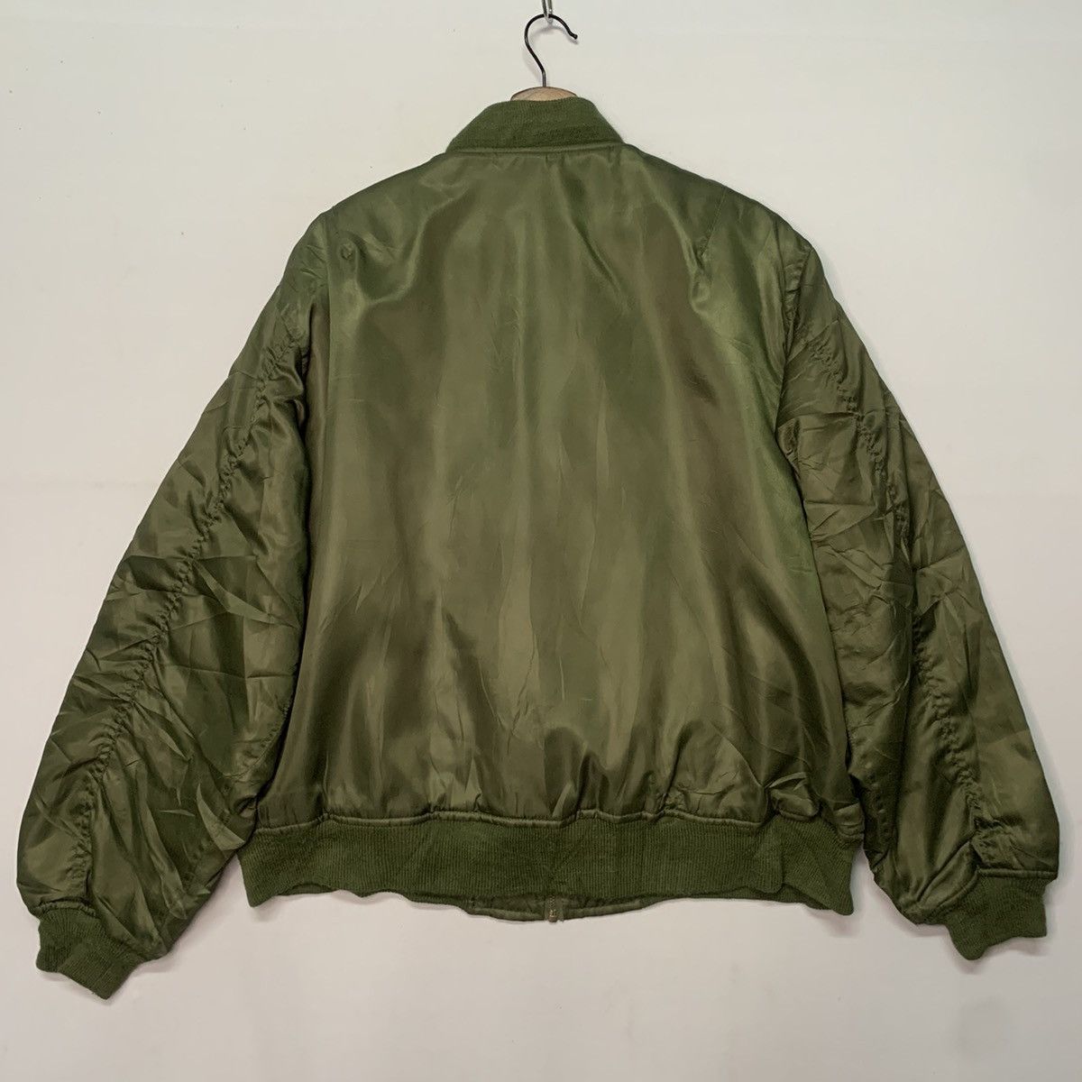 Other STEALS 💥Japanese Vintage Flight Bomber Jacket Zipper Size L Size US L / EU 52-54 / 3 - 4 Thumbnail