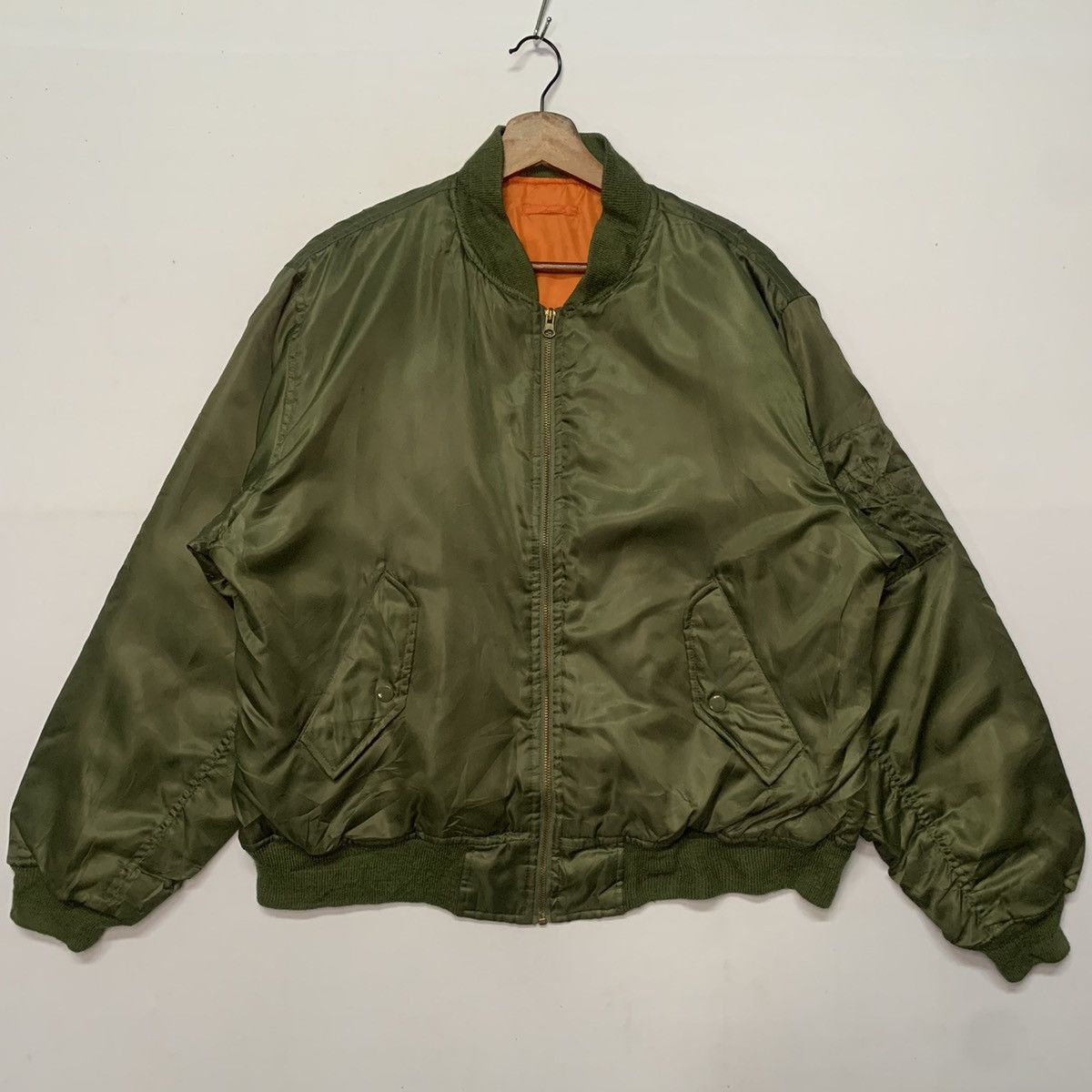 Other STEALS 💥Japanese Vintage Flight Bomber Jacket Zipper Size L Size US L / EU 52-54 / 3 - 1 Thumbnail