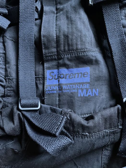 Supreme x Junya Watanabe Comme des Garçons Man Patchwork logo-print Backpack - Green