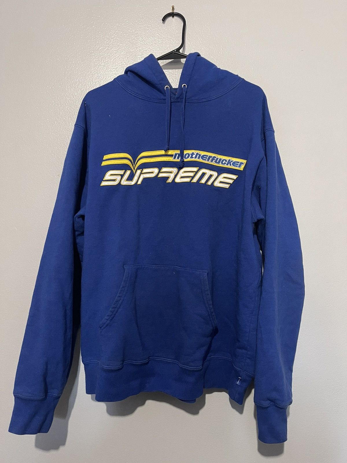 Supreme Supreme “Motherfucker” Pullover Hoodie- L | Grailed