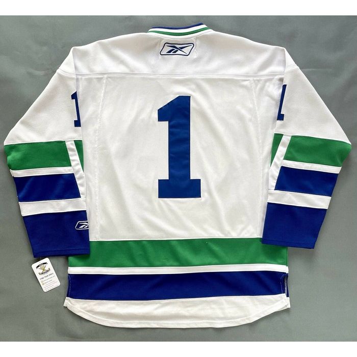 Reebok Vancouver Canucks Roberto Luongo Throwback NHL Hockey Jersey ...