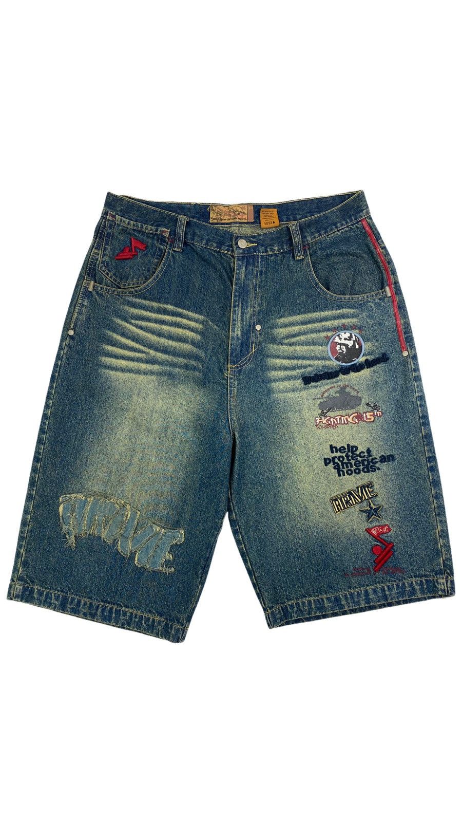 Vintage Y2K Welcome To The Hood American Rap Hip-hop Bigboy Shorts ...