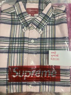 Supreme Tartan L S Flannel Shirt | Grailed