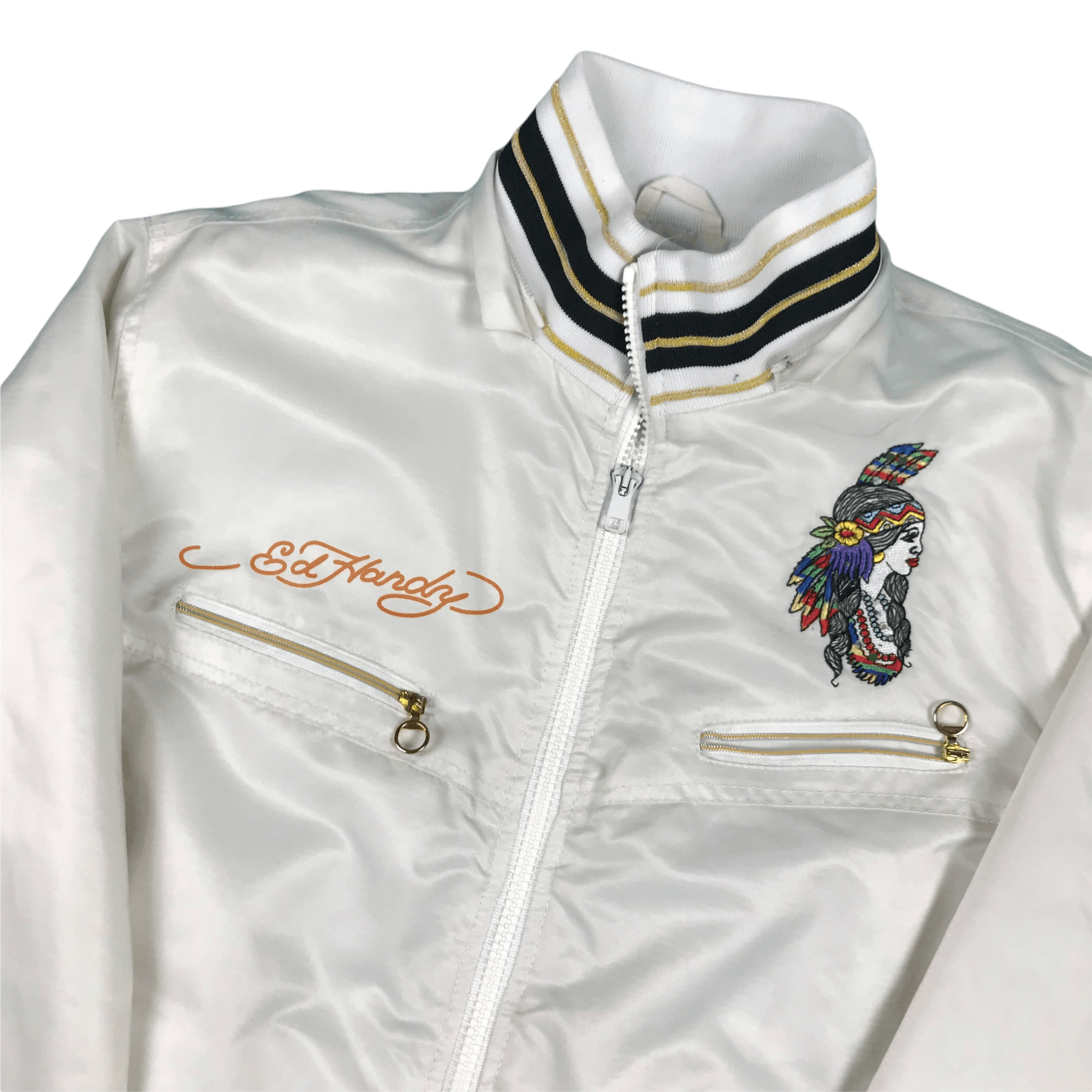 Christian Audigier Ed Hardy Vintage Jacket Size US L / EU 52-54 / 3 - 2 Thumbnail