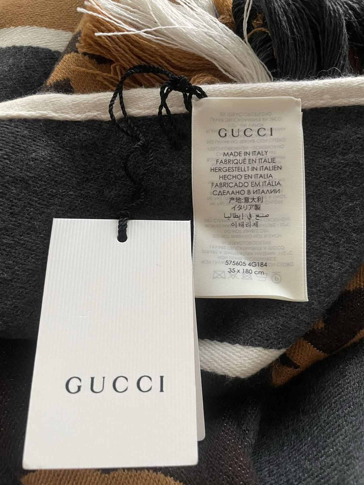 Gucci Brand NEW Limited Edition Super Runway GG Logo Wool Scarf Size ONE SIZE - 20 Thumbnail