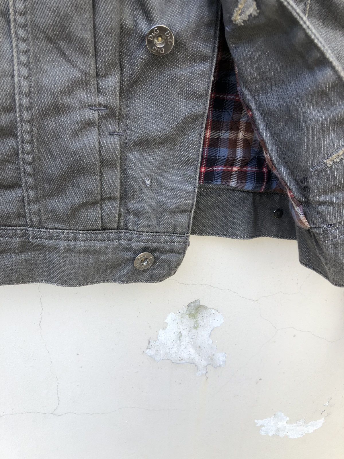 Dolce & Gabbana Dolce & Gabbana Lined Denim Trucker Jacket Size US XS / EU 42 / 0 - 7 Thumbnail