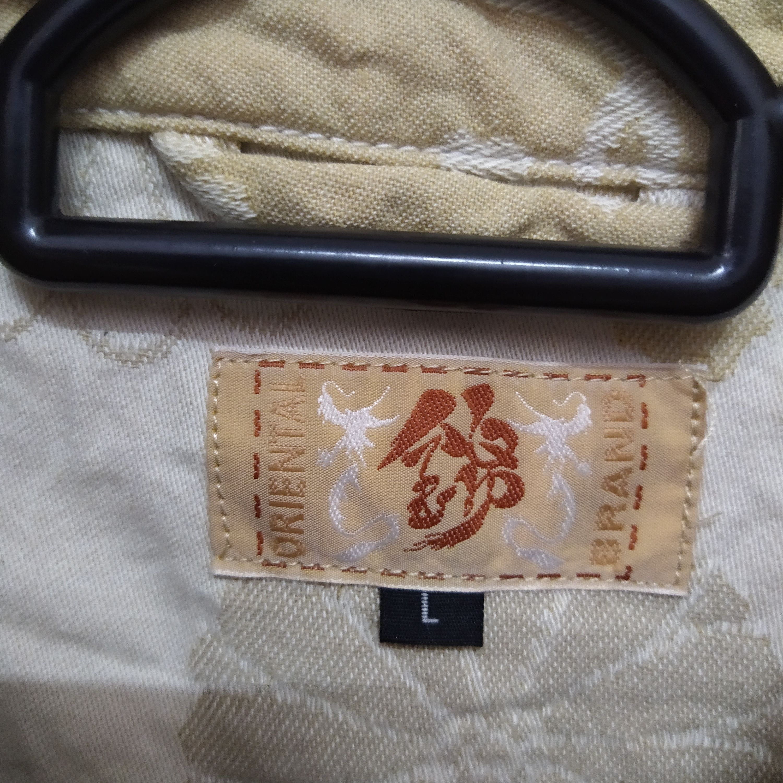 Japanese Brand ORIENTAL SASHIKO JAPANESE CULTWESTERN BUFFALO SHIRT (D360) Size US L / EU 52-54 / 3 - 6 Thumbnail
