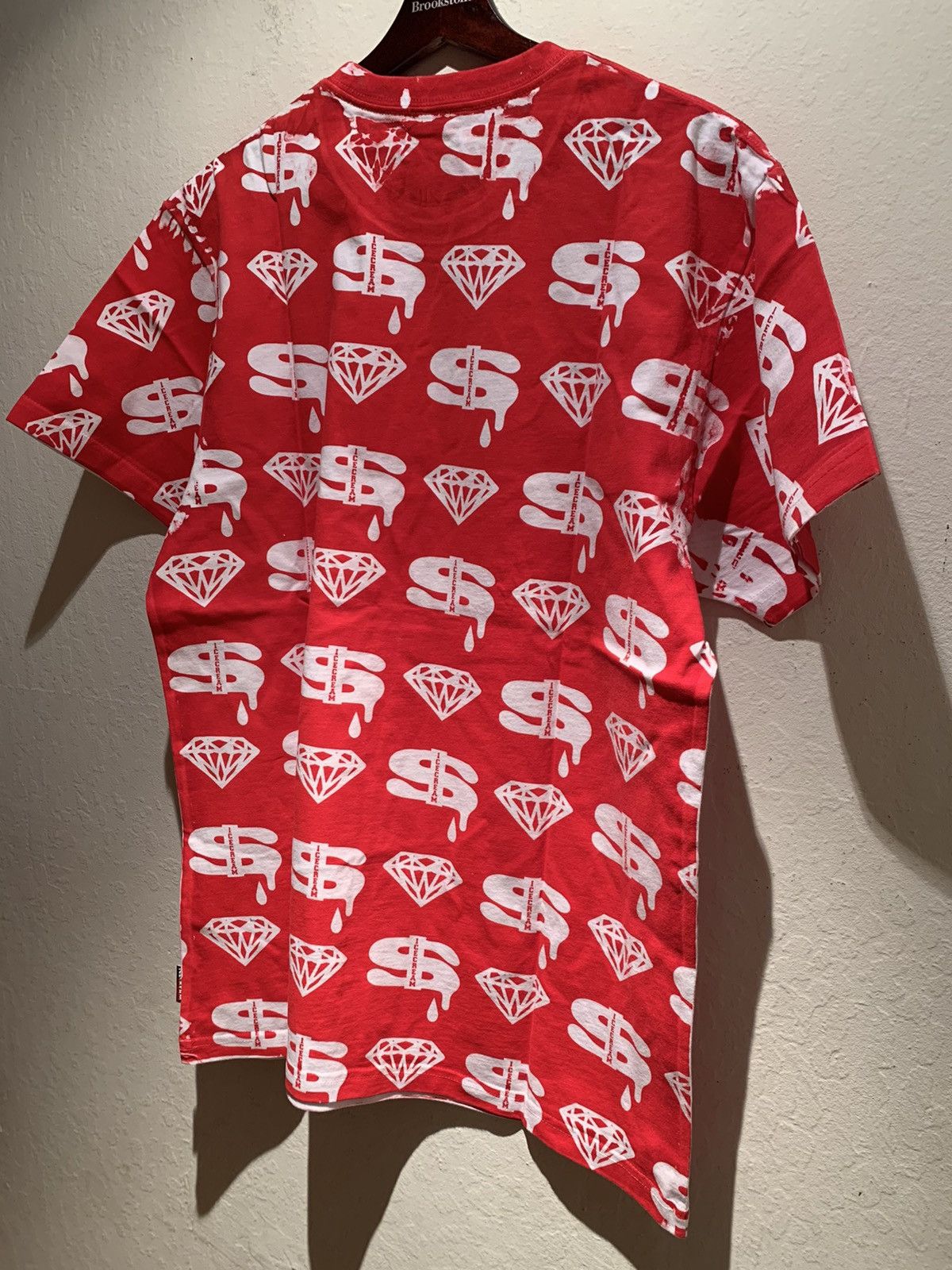 Billionaire Boys Club × Icecream × Pharrell *RARE* Ice Cream BBC Diamond & Dollar Garment Dye Shirt - L Size US L / EU 52-54 / 3 - 2 Thumbnail