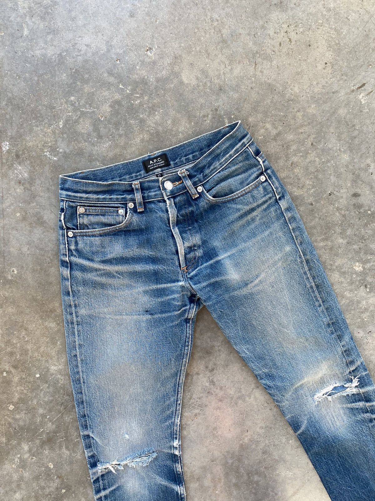 A.P.C. A.P.C Petit Standard Denim 5 Pocket Denim Jeans Sz. 27 APC Size US 27 - 2 Thumbnail
