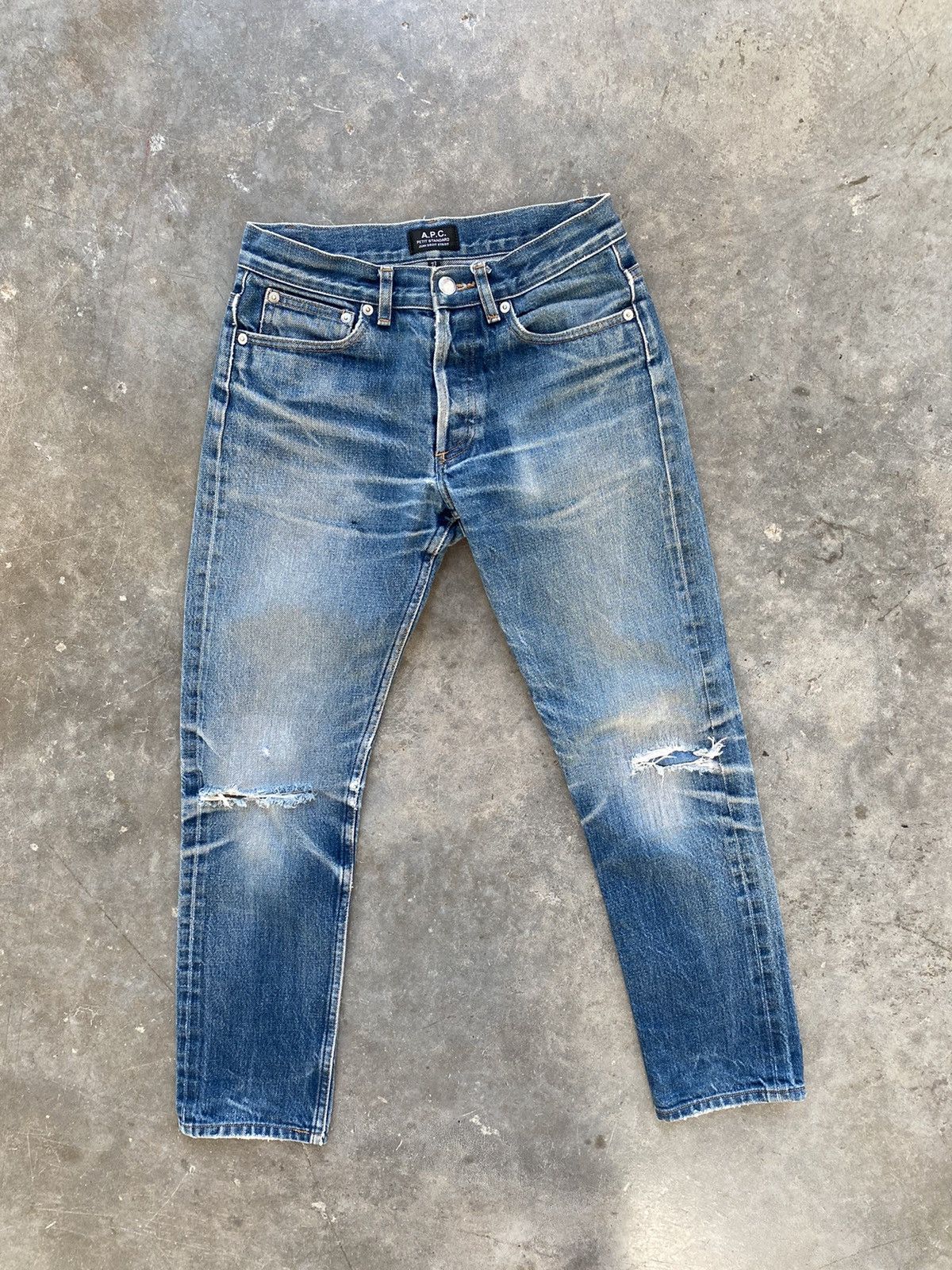 A.P.C. A.P.C Petit Standard Denim 5 Pocket Denim Jeans Sz. 27 APC Size US 27 - 1 Thumbnail