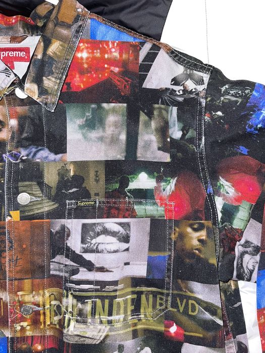 Supreme Supreme Nas and DMX Collage Denim Chore Coat 