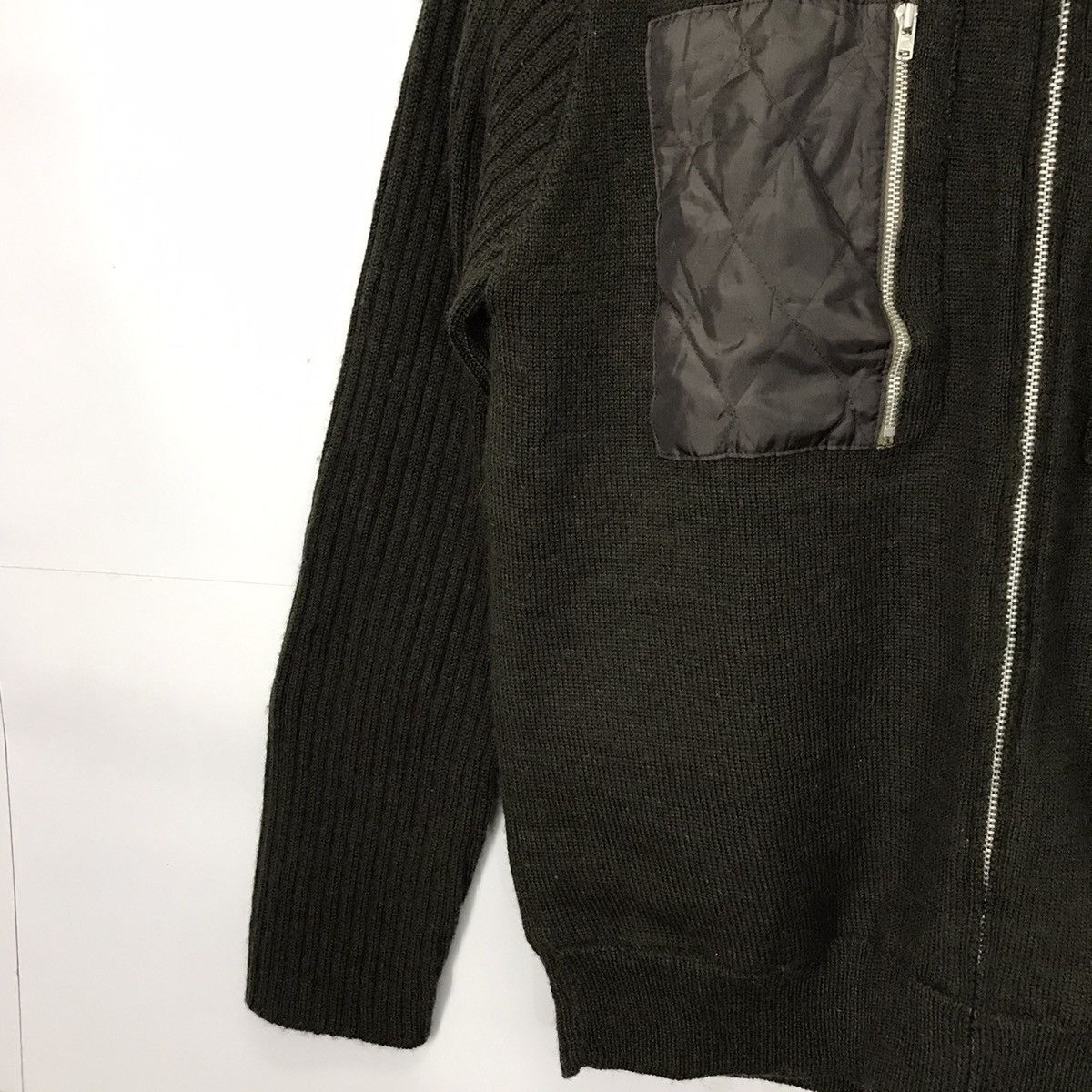 Japanese Brand × Takeo Kikuchi ⚡️Takeo Kikuchi knitwear Full zip reversible Jacket Size US M / EU 48-50 / 2 - 3 Thumbnail