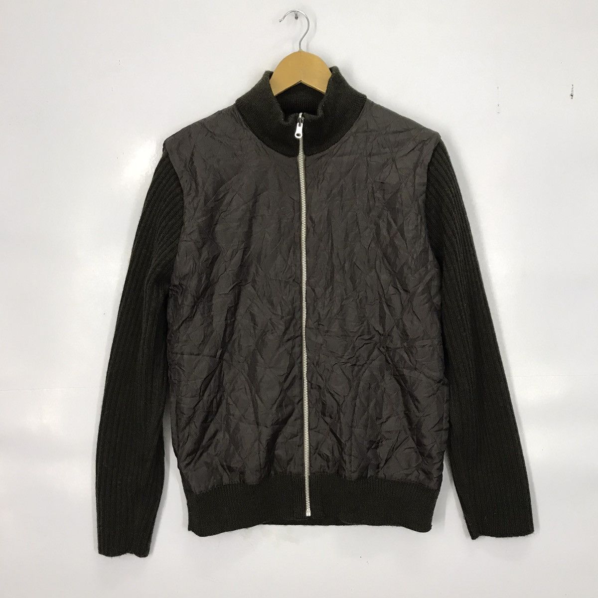 Japanese Brand × Takeo Kikuchi ⚡️Takeo Kikuchi knitwear Full zip reversible Jacket Size US M / EU 48-50 / 2 - 5 Thumbnail