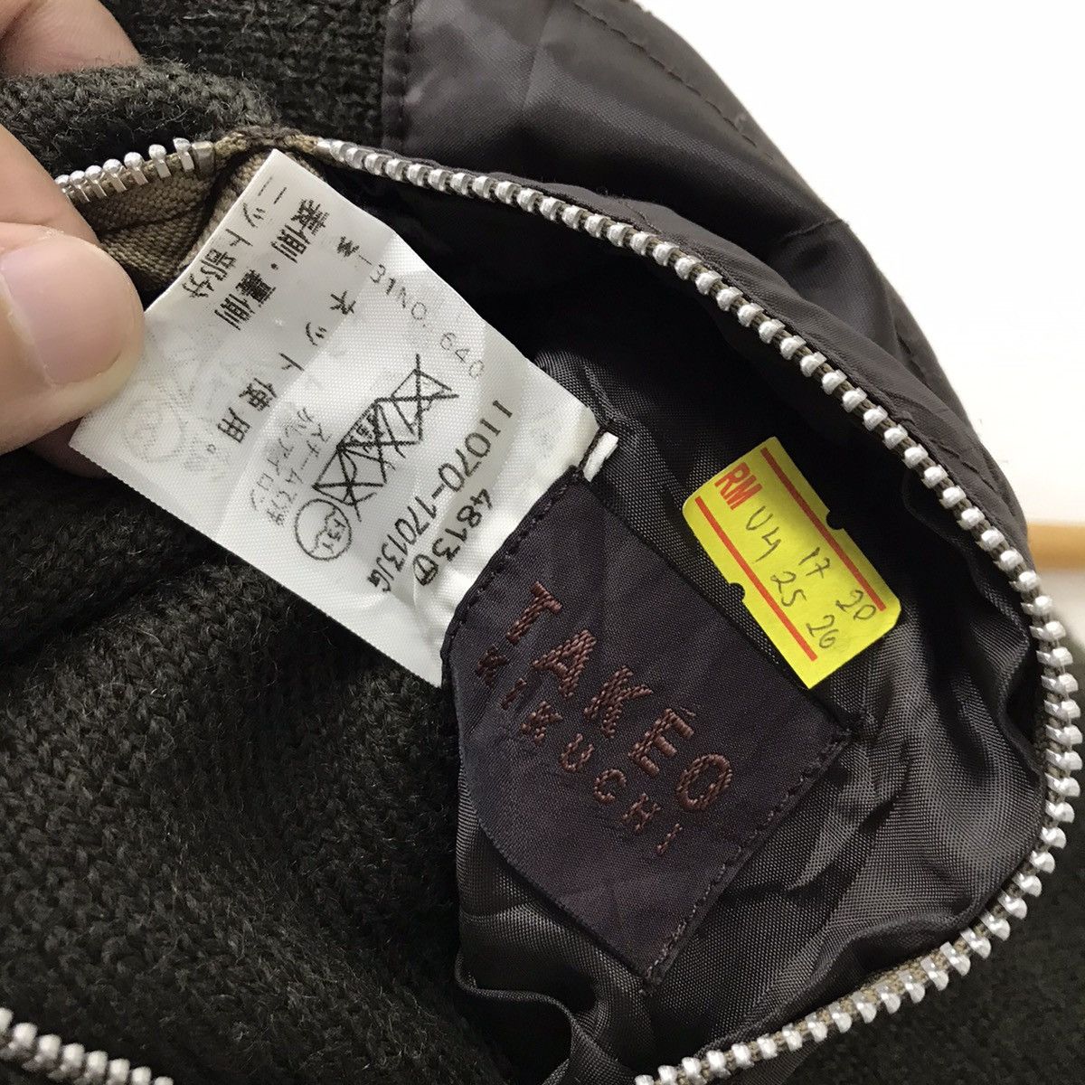 Japanese Brand × Takeo Kikuchi ⚡️Takeo Kikuchi knitwear Full zip reversible Jacket Size US M / EU 48-50 / 2 - 7 Thumbnail