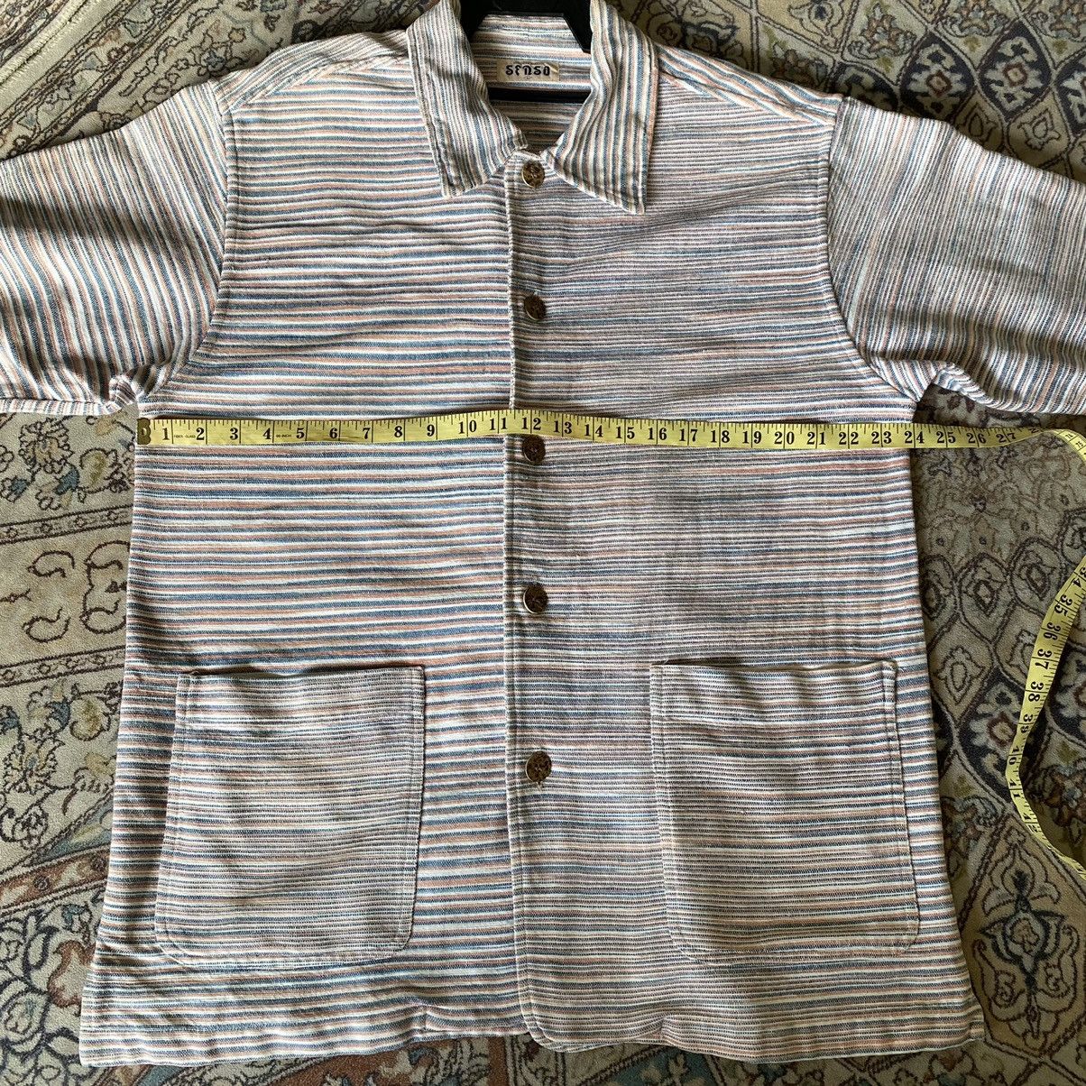 Japanese Brand Japanese Brand Sensa Canvas Chore Jacket Southen Breeze Size US L / EU 52-54 / 3 - 12 Thumbnail