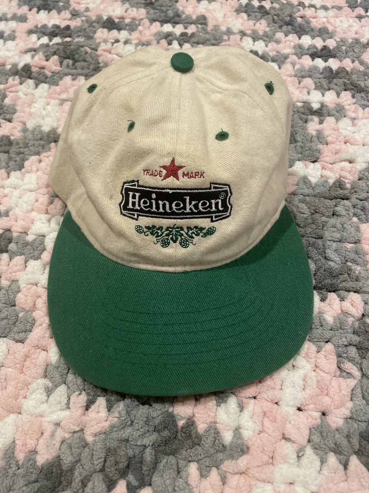 Vintage Vintage Heineken velcro hat Grailed