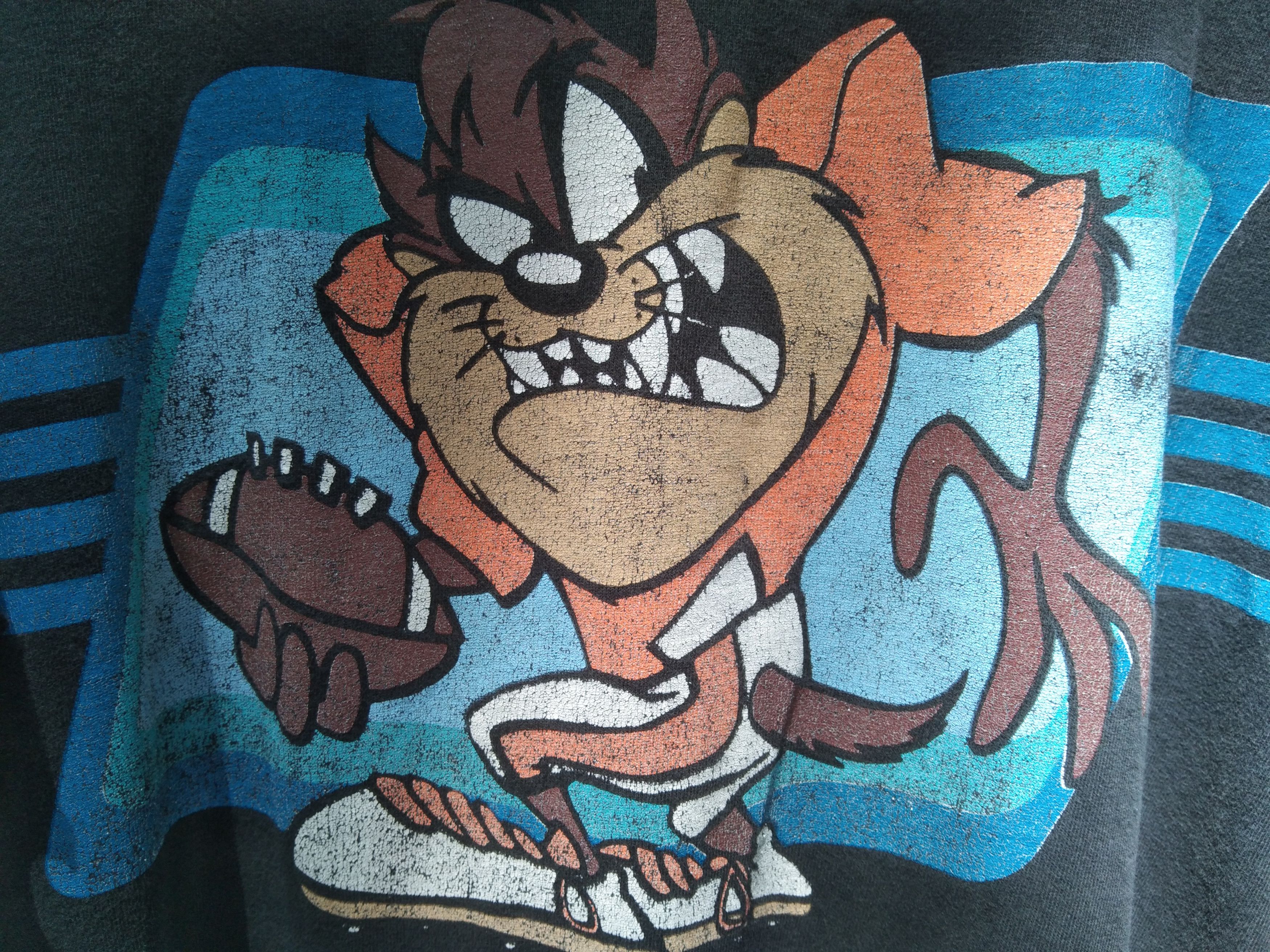 Vintage BRING ME TO LIFE🔥🔥VINTAGE TAZMANIA HEAVY USED & DISTRESS Size US XL / EU 56 / 4 - 11 Thumbnail