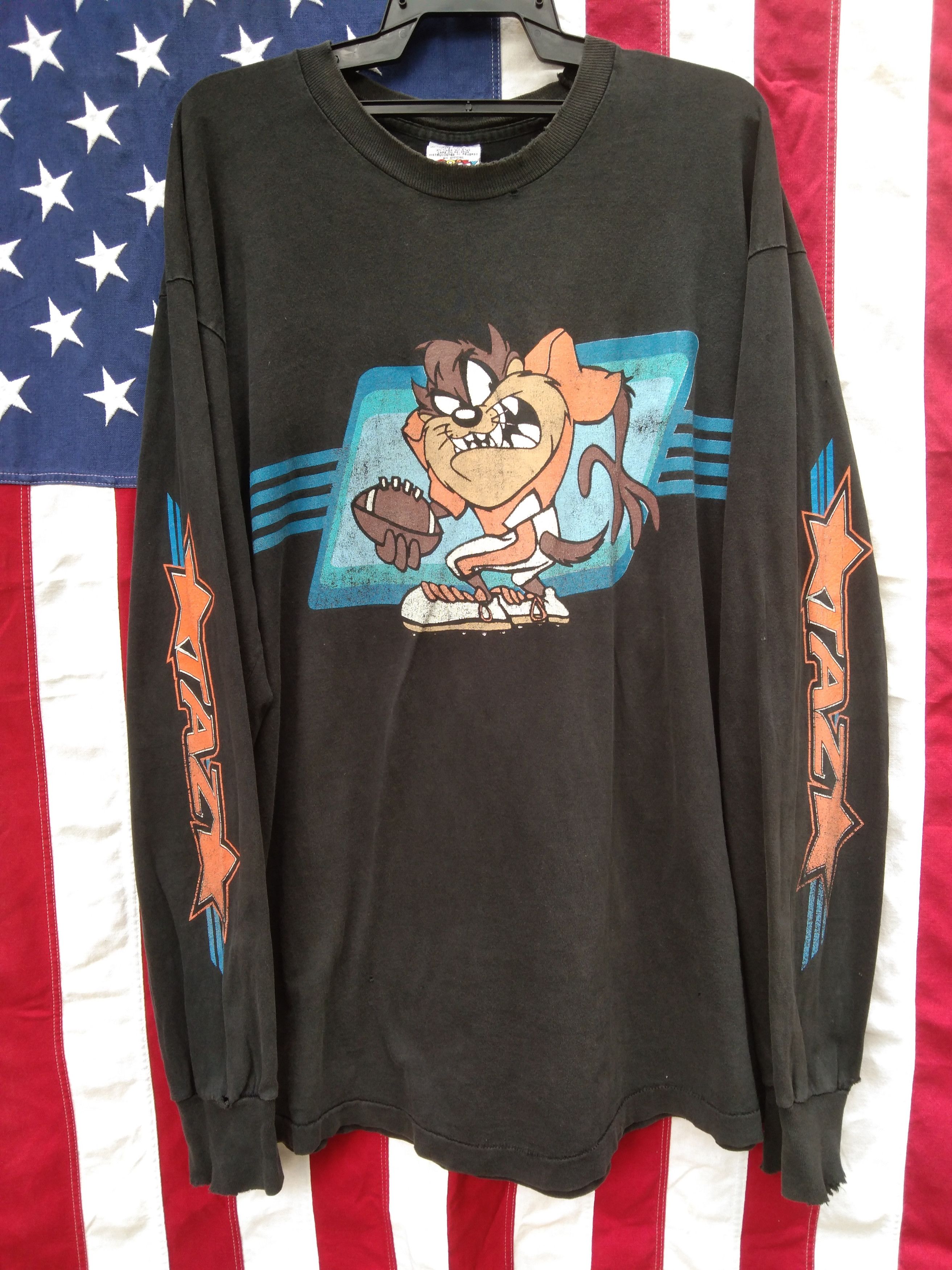 Vintage BRING ME TO LIFE🔥🔥VINTAGE TAZMANIA HEAVY USED & DISTRESS Size US XL / EU 56 / 4 - 2 Thumbnail
