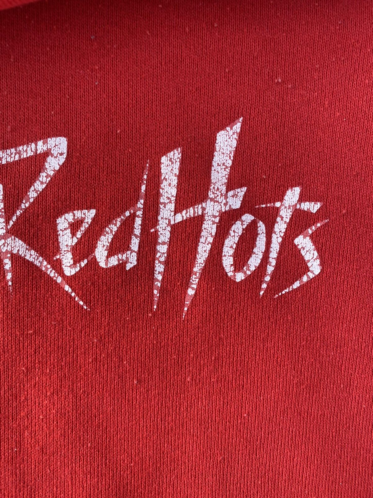Vintage Vintage 90s Red Hots Russell Hoodie Size US L / EU 52-54 / 3 - 5 Thumbnail