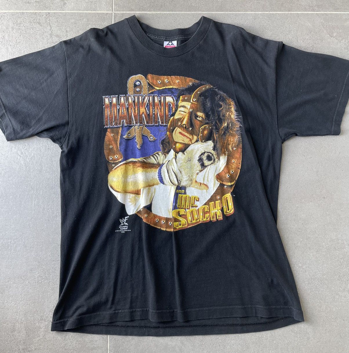 Wwe × Wwf Vintage WWF Mick Foley Mankind 'Worship the Sock