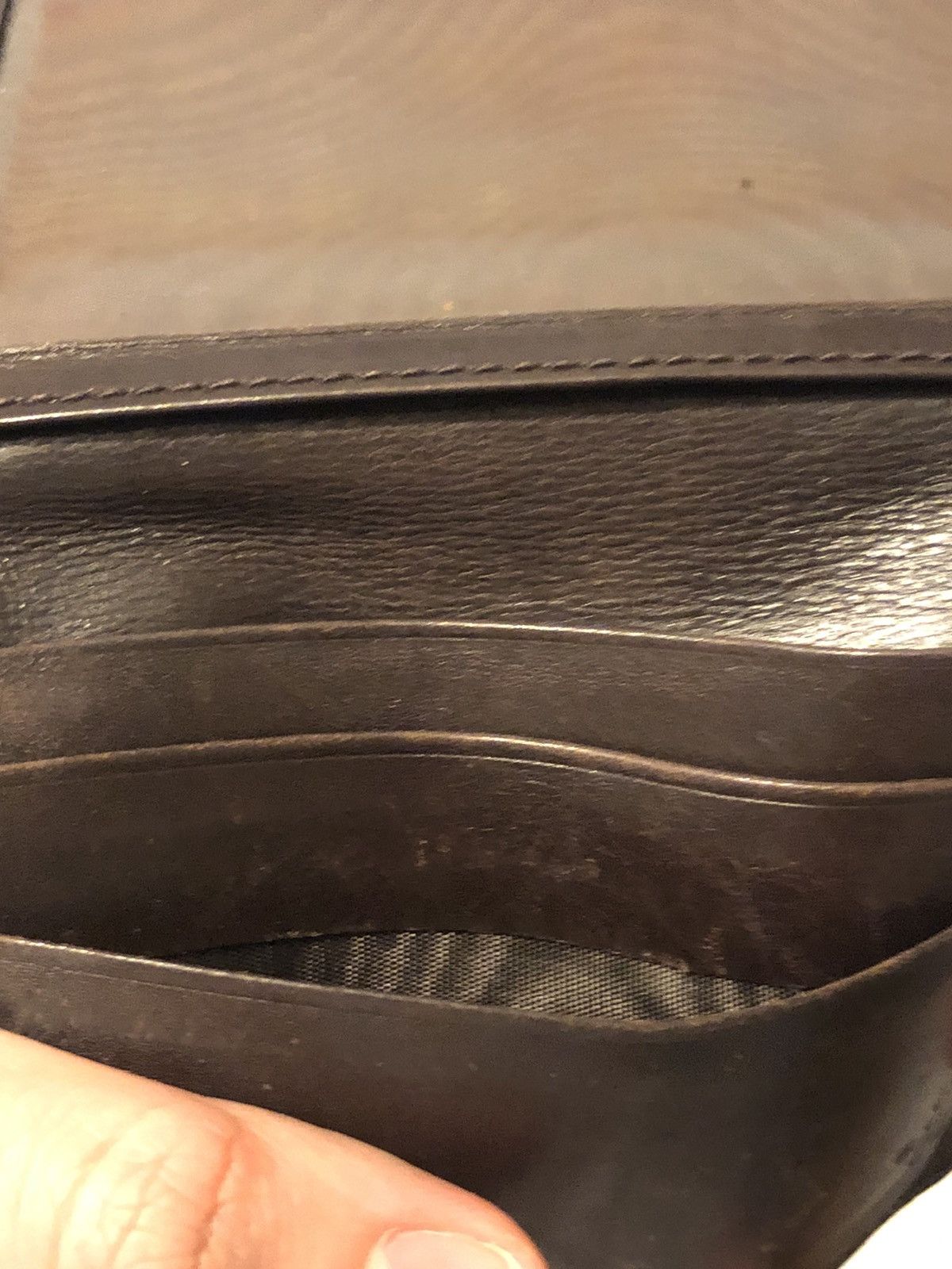 Gucci Gucci Brown Vintage Cardholder Size ONE SIZE - 5 Thumbnail