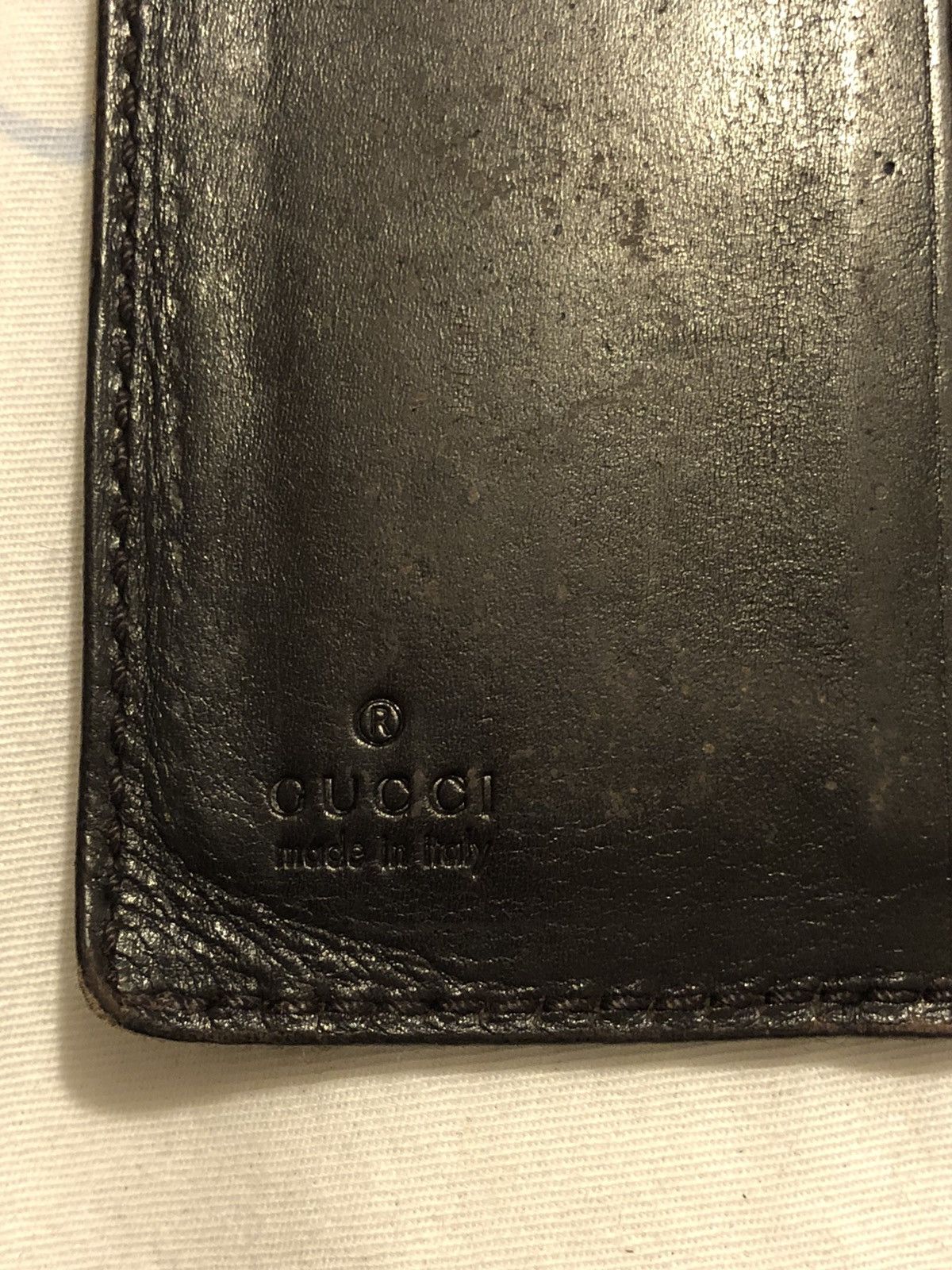 Gucci Gucci Brown Vintage Cardholder Size ONE SIZE - 14 Thumbnail