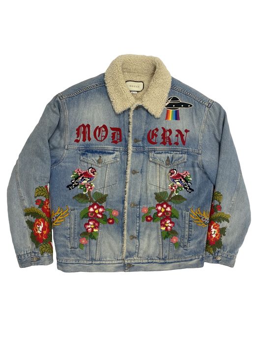 Gucci modern denim on sale jacket