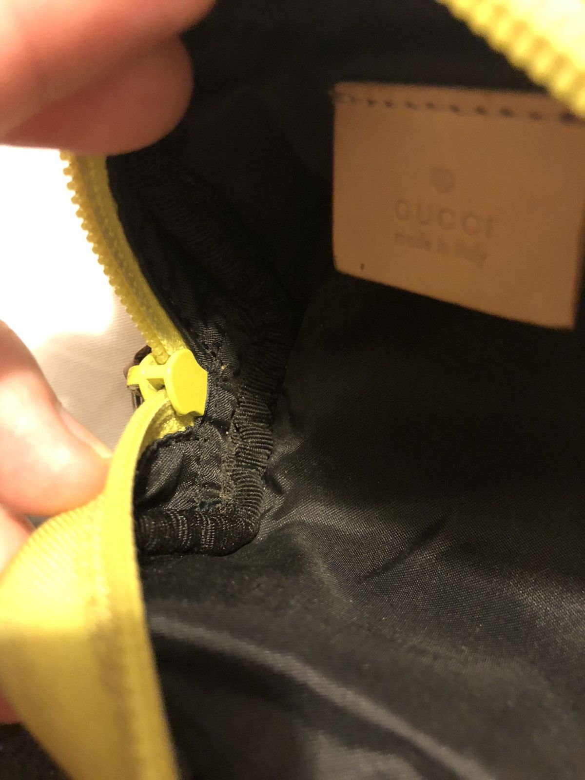 Gucci Gucci Yellow Small Pouch Size ONE SIZE - 3 Thumbnail