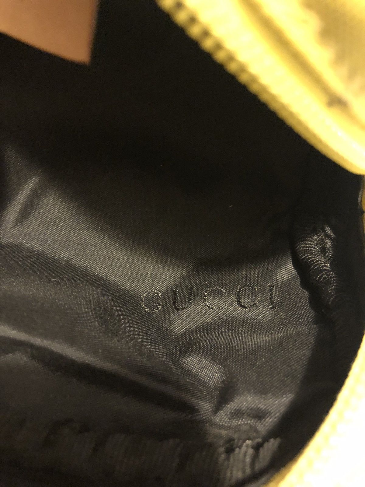 Gucci Gucci Yellow Small Pouch Size ONE SIZE - 4 Thumbnail