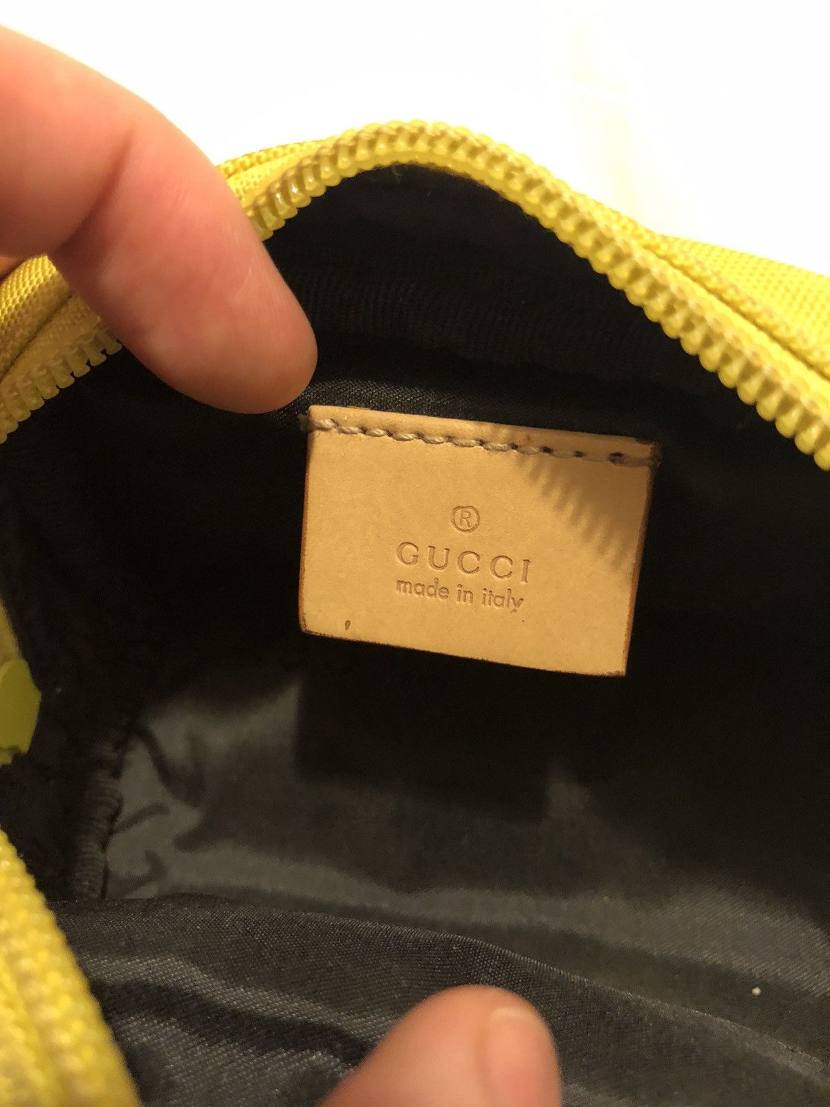 Gucci Gucci Yellow Small Pouch Size ONE SIZE - 5 Thumbnail