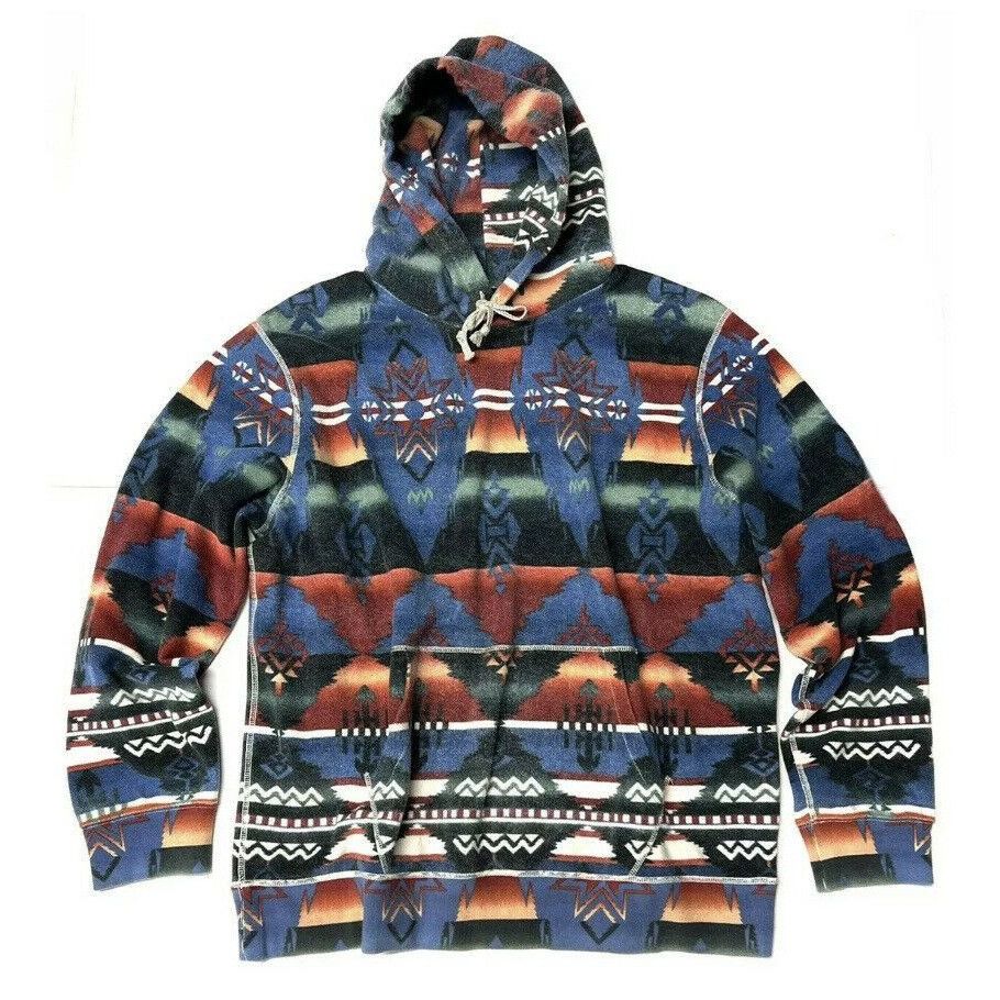 POLO Ralph Lauren Aztec Southwestern selling Beacon Hoodie Sweatshirt Mens s Serape