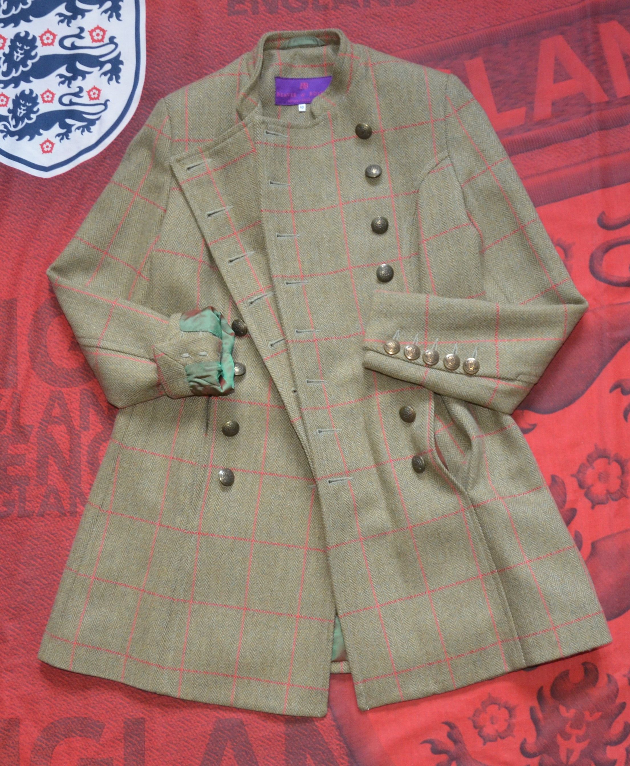Other Beaver of Bolton Women Double Breasted Military JacketSkirt Size US S / EU 44-46 / 1 - 7 Thumbnail