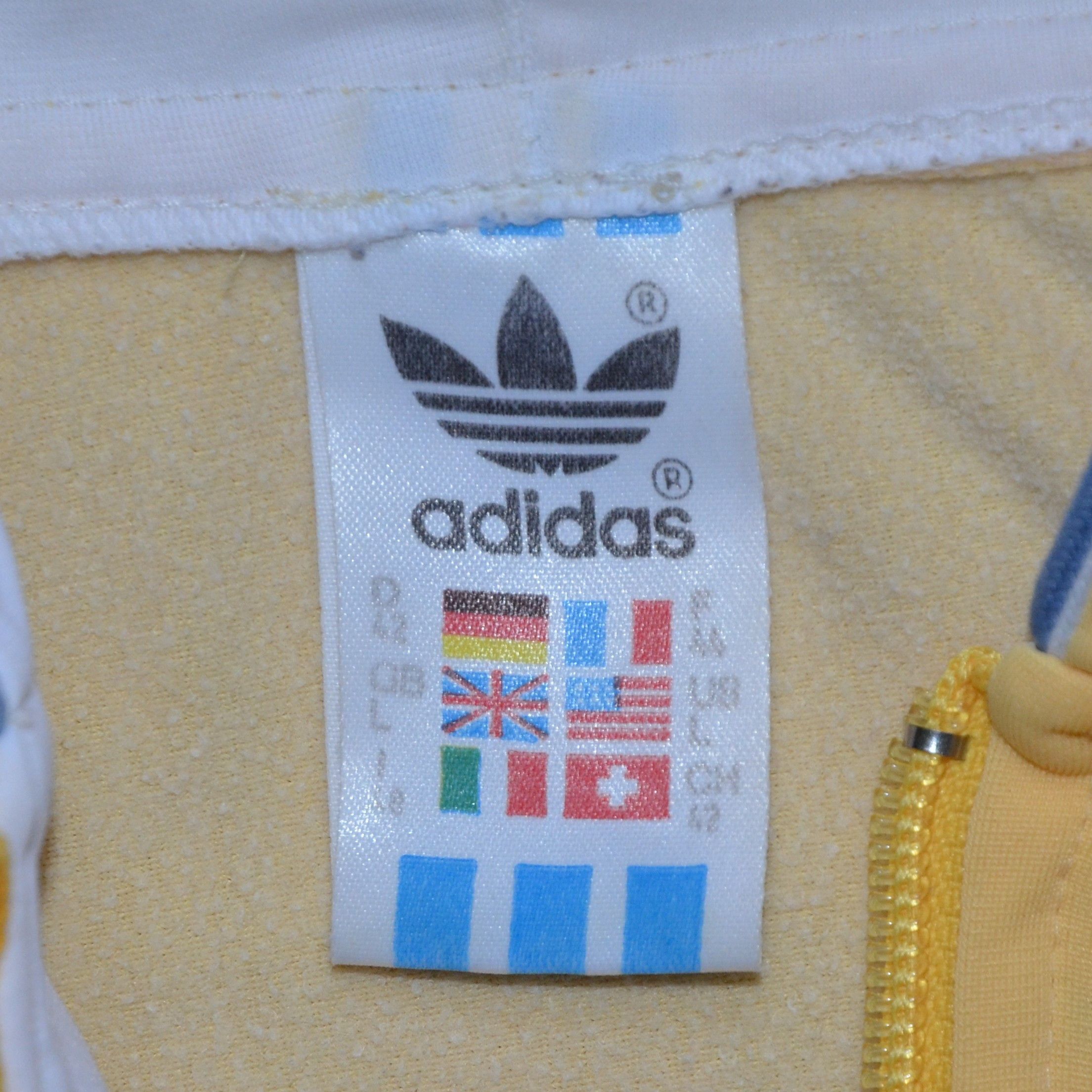 Adidas Vintage 80s Adidas Women Tracksuit Hoodie SizeL WestGermany Size 42L - 21 Thumbnail