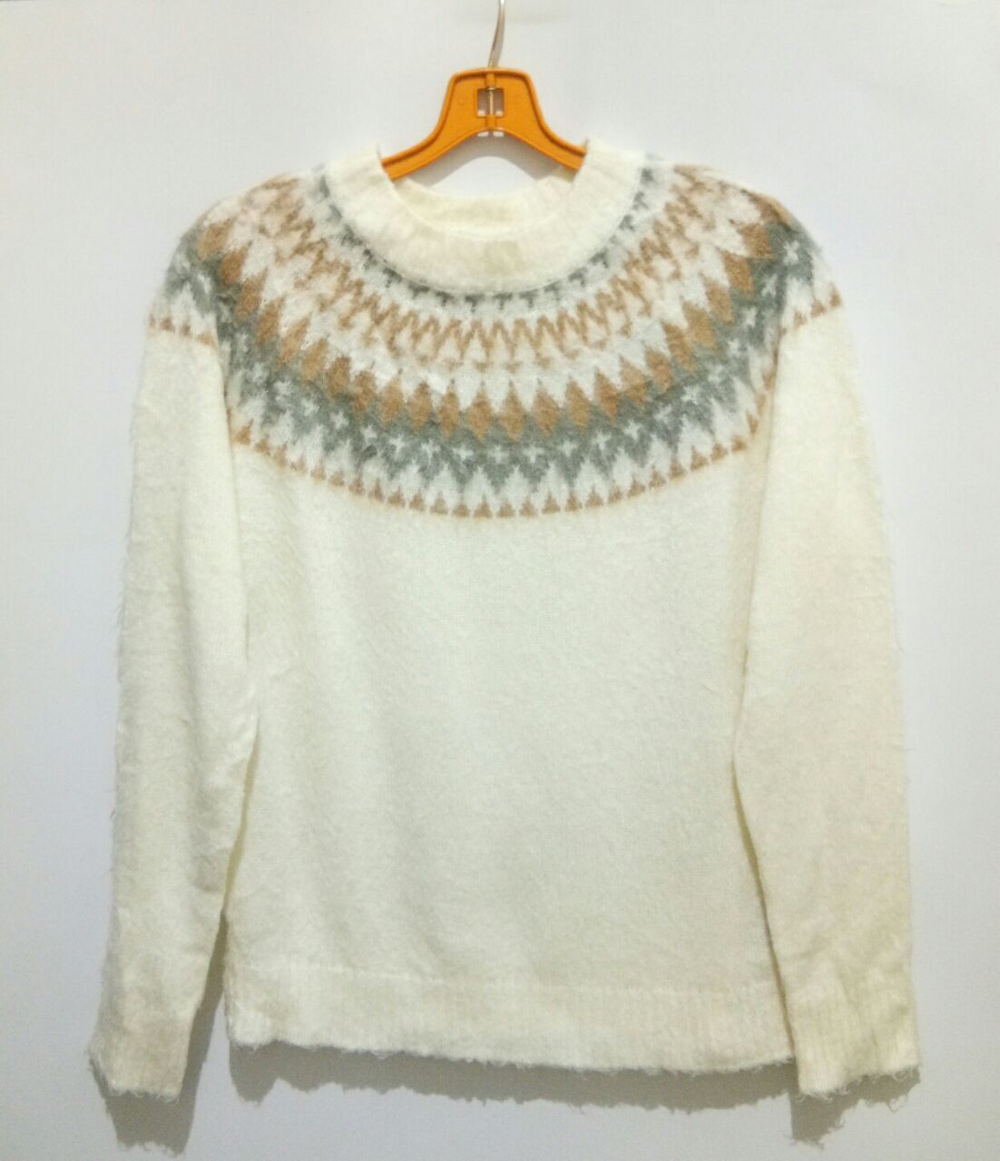 E Hyphen World Gallery Mock Turtleneck Pullover Sweater